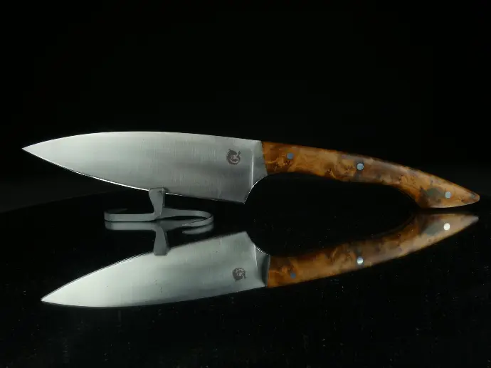 Couteau de chef / Loupe de thuya