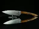 Couteau de chef / Loupe de thuya